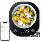 Kitchen Scales Digital, arboleaf 10kg/22lb Food Scales Digital Kitchen Scale for Baking and Cooking, LED Display Food Weighing Scale, 0.1oz/0.5g Measuring Scales Kitchen with Tare Function