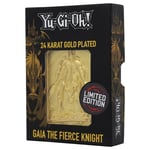 Yu Gi Oh! Limited Edition 24K Gold Plated Collectible Gaia the Fierce Knight by Fanattik