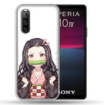 Coque pour Sony Xperia 10 IV (4) Manga Demon Slayer Nezuko