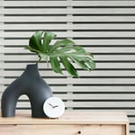 Wood Slats Panelling Wallpaper FD43219 Grey & Black Realistic 3D Effect Washable