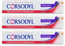 Corsodyl Gum Care Toothpaste Daily Fluoride 75ml | Whitening | Fresh Breath X 3