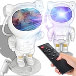 Retoo Astronaute Galaxy Light Projecteur de ciel étoilé LED avec télécommande, projecteur d'étoiles, projecteur de lumière étoilée pour enfants et adultes, chambre et plafond, USB, 12 x 22,8 cm