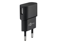 Goobay Apple Lightning Charger Set - Strømadapter - 5 Watt - 1 A (Usb) - På Kabel: Lightning - Svart