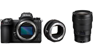 Nikon Z 6II/(Z6II)/(Z 6 II)/(Z6 II) + Nikkor Z 14-24mm f/2.8 S + FTZ II -kiinnityssovitin