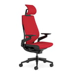 Chaise de Bureau Steelcase Gesture avec appui-tête Rouge