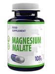 Magnesium Malate 2000mg Per Serving 180 Vegan Capsules, 3rd Party Lab Tested, High Strength Supplement, No Fillers or Bulkers