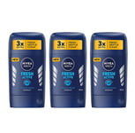 Nivea Men Fresh Active Stick Deodorant Alu-Free 50ml 3, 5 Pack