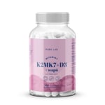 Pure Lab Vitamins K2mk7 + D3 + Calcium, 130 gélules