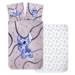 Pussilakanasetti Disney Lilo and Stitch Stellar Waves 100×135 cm, 40×60 cm