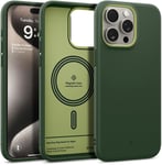 Nano Pop Mag Pour Phone 6.7" P (2023) Coque [Magnétique] [Military Grade Drop Protection] Avec Des Motifs De Prise Latérale Coque Phone 6.7" P (2023) - Avo Green