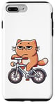 Coque pour iPhone 7 Plus/8 Plus Chill Cat Chat qui s'ennuie sur vélo