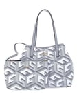 GUESS Women Vikky Tote Bag, Stone Logo, 33 x 15.5 x 27