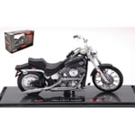 HARLEY DAVIDSON FXST SOFTAIL 1984 BLACK 1:18 Maisto Moto Die Cast Modellino