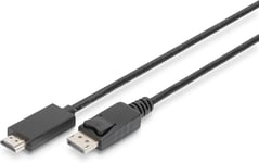 Câble Adaptateur Displayport - Dp Vers Hdmi (2.0) Type A - Uhd 4K/60Hz - 2M - Verrouillage, Hdcp, 3D - Pour Moniteur, Pc[YIN141133]