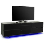 Centurion Supports AVITUS ULTRA Black with LED Lights 32"-65" TV Cabinet