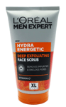 L'OREAL MEN EXPERT HYDRA ENERGETIC DEEP EXFOLIATING FACE SCRUB 150ML Free P&P