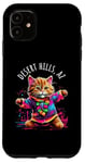 iPhone 11 Desert Hills Arizona Dancing Cat Colorful Cute Kitty Design Case