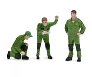 SCHUCO - Personnages en tenus JOHN DEERE – 3 Mécaniciens - 1/32 - SCH3915