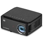 OVERMAX Multipic 5.1 LED Projector 80W with Screen Mirroring, Full HD 1080P Native, Up to 200 Inches, Speaker, Android 9.0 System, Lamp Life 50,000 Hours, Wi-FI, BT, 2X HDMI, 2X USB