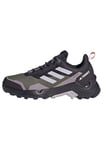 adidas Women's Eastrail 2.0 RAIN.RDY Hiking Shoes Non-Football Low, Olive Strata/Silver Dawn/Amber Tint, 8 UK