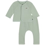 Petit Bateau Sett Med Jakke Og Bukser Grønn | Grønn | 12 months