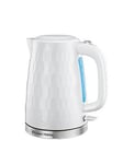 Russell Hobbs Honeycomb White Plastic Kettle - 26050