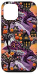 Coque pour iPhone 15 Coque d'Halloween mignonne citrouille effrayante pour femmes, hommes, filles, garçons