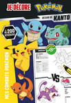 Pokémon - Je décore - Les combats Pokemon - Kanto (Broché)