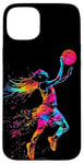 iPhone 15 Plus Basketball Girl Dunk Kids Youth Player Teenage Girl Women Case