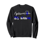 Irritable Bowel Syndrome IBS Warrior Heartbeat Fight Sweatshirt