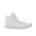 Converse Chuck Taylor All Star Selene Monochrome Womens White Plimsolls Leather - Size UK 3.5