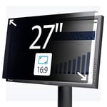 StarTech.com 27-inch 16:9 Computer Monitor Privacy Screen, Hanging Acrylic Filter, Monitor Screen Protector, +/- 30 Deg.