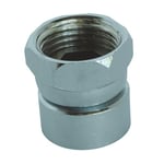 SOMATHERM FOR YOU, Raccord chromé F15/21 avec écrou tournant - Installation facile, finition esthétique en laiton, idéal pour eau chaude et froide, compatible avec robinetterie standard