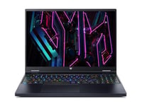 Acer Predator Helios 16 PH16-71 - Intel Core i9 - 13900HX / jusqu'à 5.4 GHz - Win 11 Home - GeForce RTX 4080 - 32 Go RAM - 1.024 To SSD NVMe - 16" IPS 2560 x 1600 (WQXGA) @ 250 Hz - 802.11a/b/g/n/ac/ax (Wi-Fi 6E) - noir abyssal - clavier : Français