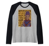 Marvel Black Panther Movie Shuri Word Art Manche Raglan