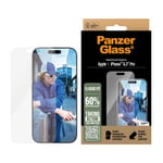 PanzerGlass iPhone 16 Pro Skärmskydd Classic Fit EasyAligner