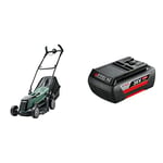Bosch Cordless Lawnmower EasyRotak 36-550 & F016800474 36 V 2.0 Ah Lithium-Ion Battery for 36 V System Tools, Green
