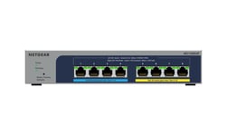 NETGEAR 8-port Ultra60 PoE++ Multi-Gigabit (2.5G) Ethernet Plus Switch hanterad L2/L3 2.5G Ethernet (100/1000/2500) Strömförsörjning via Ethernet (PoE