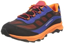 Merrell Moab Speed Low WTRPF Chaussure de randonnée, Blue Black Orange, 33 EU