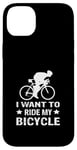 Coque pour iPhone 14 Plus I Want To Ride My Bicycle Vélo de route Vélo de route Vélo de route