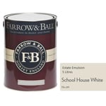 Farrow & Ball - Estate Emulsion - 5L - School House White No.291 - To Clear