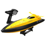 Bateaux À Télécommande Surdimensionnés De 31,5 Pouces, 2,4 Ghz 20Km / H De Bateaux RC À Haute Vitesse Pour Enfants, Double Navire Jouet À Hélice Avec Gueuder RC Bateau De Course Pour Adultes,Jaune