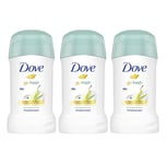 Dove Go Fresh Pear Aloe Deodorant Stick Antiperspirant 40ml 3, 6 Pack