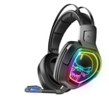 Casque gaming sans fil Spirit Of Gamer XPERT H1300 RGB pour PS4/PS5/Nintendo Switch/PC Gris et noir