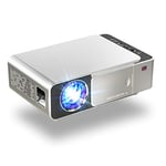 ZZJ Full Hd Led Projector, 4K 3500 Lumens HDMI USB 1080P Portable Cinema with Mysterious Gift Smart Wifi Projector,A