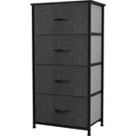 5 tiroirs, Commode Chambre Adulte en Tissu, Meuble de Rangement Chambre avec Cadre Stable en Métal,Commode Industrielle pour Chambre, Salon, Armoire,