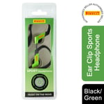 Pirelli Ear Clip Sports Headphone Black / Green