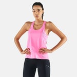 Nike W NK Run Tank Débardeur Femme, Pink Glow/Pink Glow/(Reflective Silv), FR : XS (Taille Fabricant : XS)