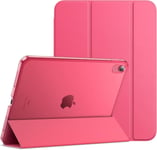 Coque Pour Ipad 10 (10,9 Pouces, Modèle 2022, 10ème Génération), Support Mince Dos Dur Housse Étui Avec Veille/Réveil Automatique (Rose)[Coq100123]