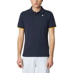 T-shirt K-Way  Polo Vincent Bleu Profondeur